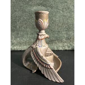 Rare Pharaonic Falcon God Horus With Sun Crown Ancient Egyptian Antiquities